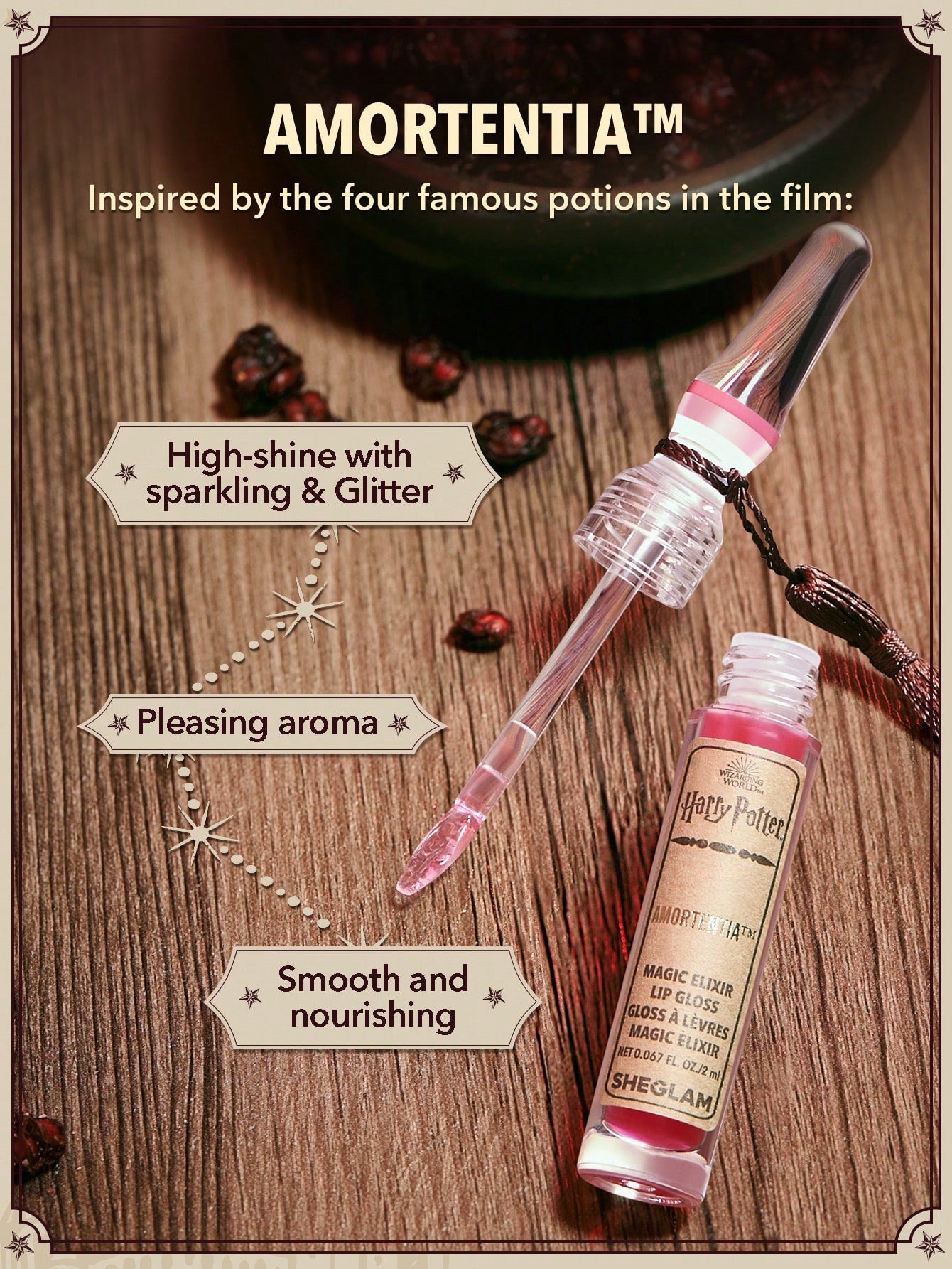 Harry Potter™ X SHEGLAM Magic Elixir Lip Gloss-Amortentia™