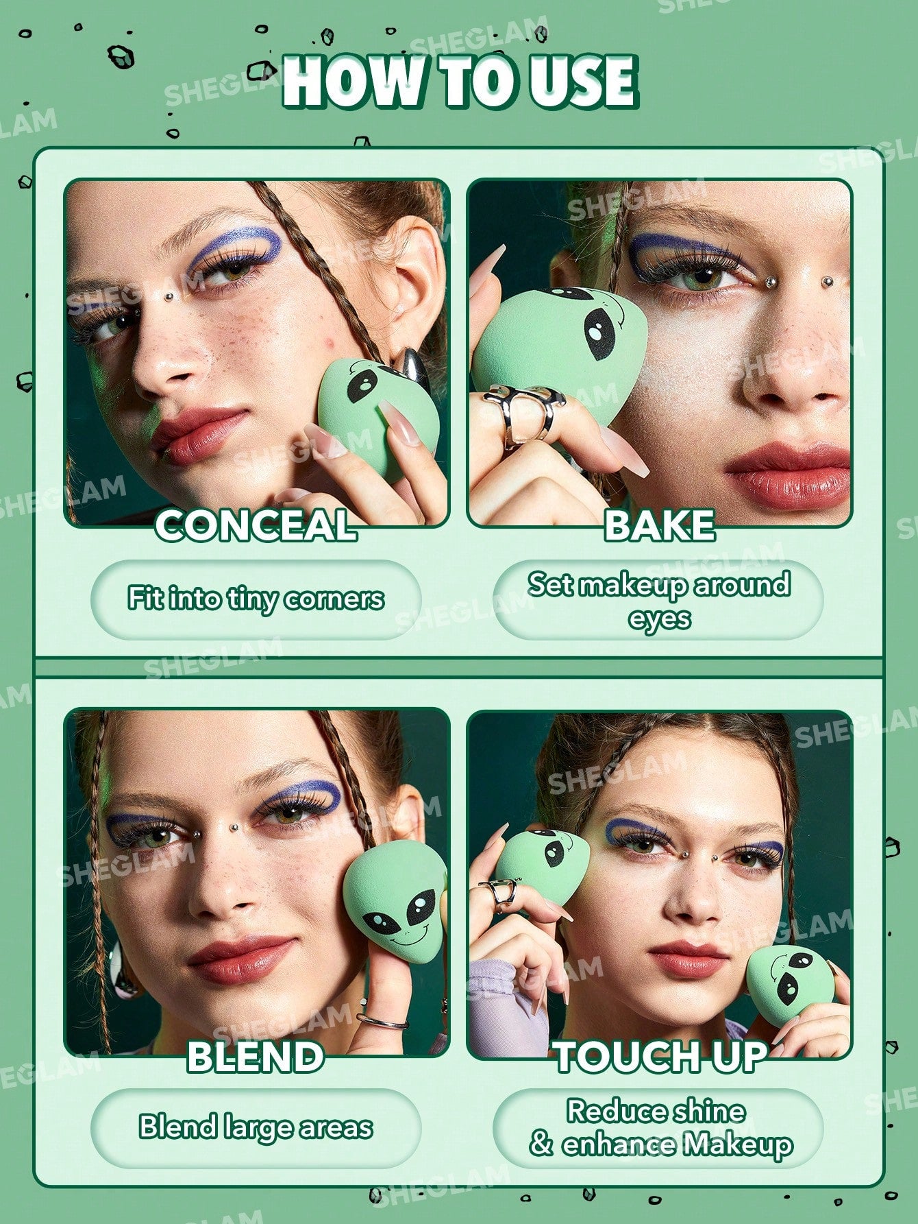 Esponja de maquillaje Alien Interstellar Beauty Sponge