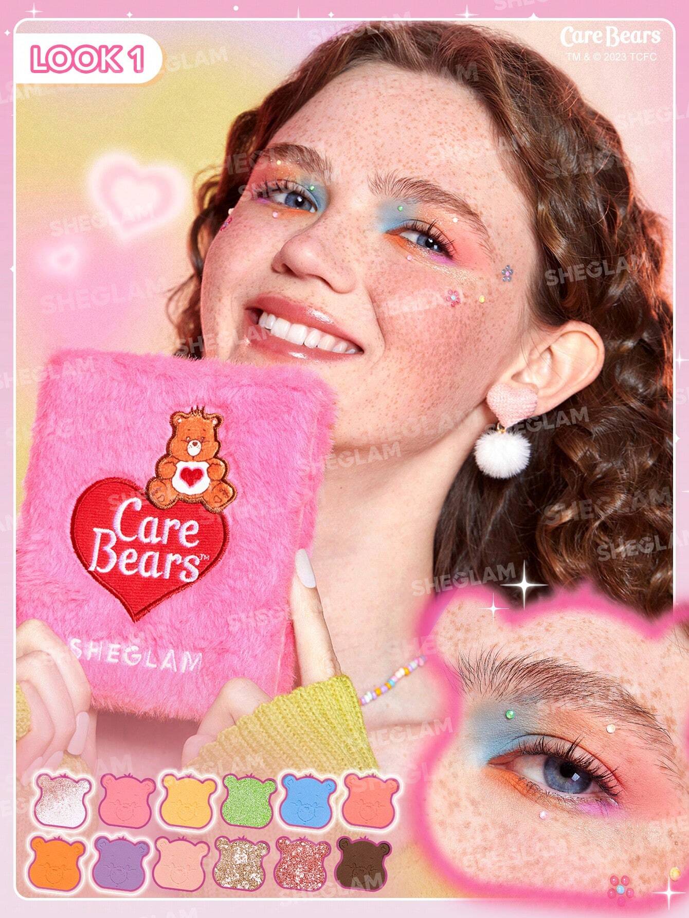 Paletas de sombras OSITOS CARIÑOSITOS Care Bears X SHEGLAM Share Your Care Palette