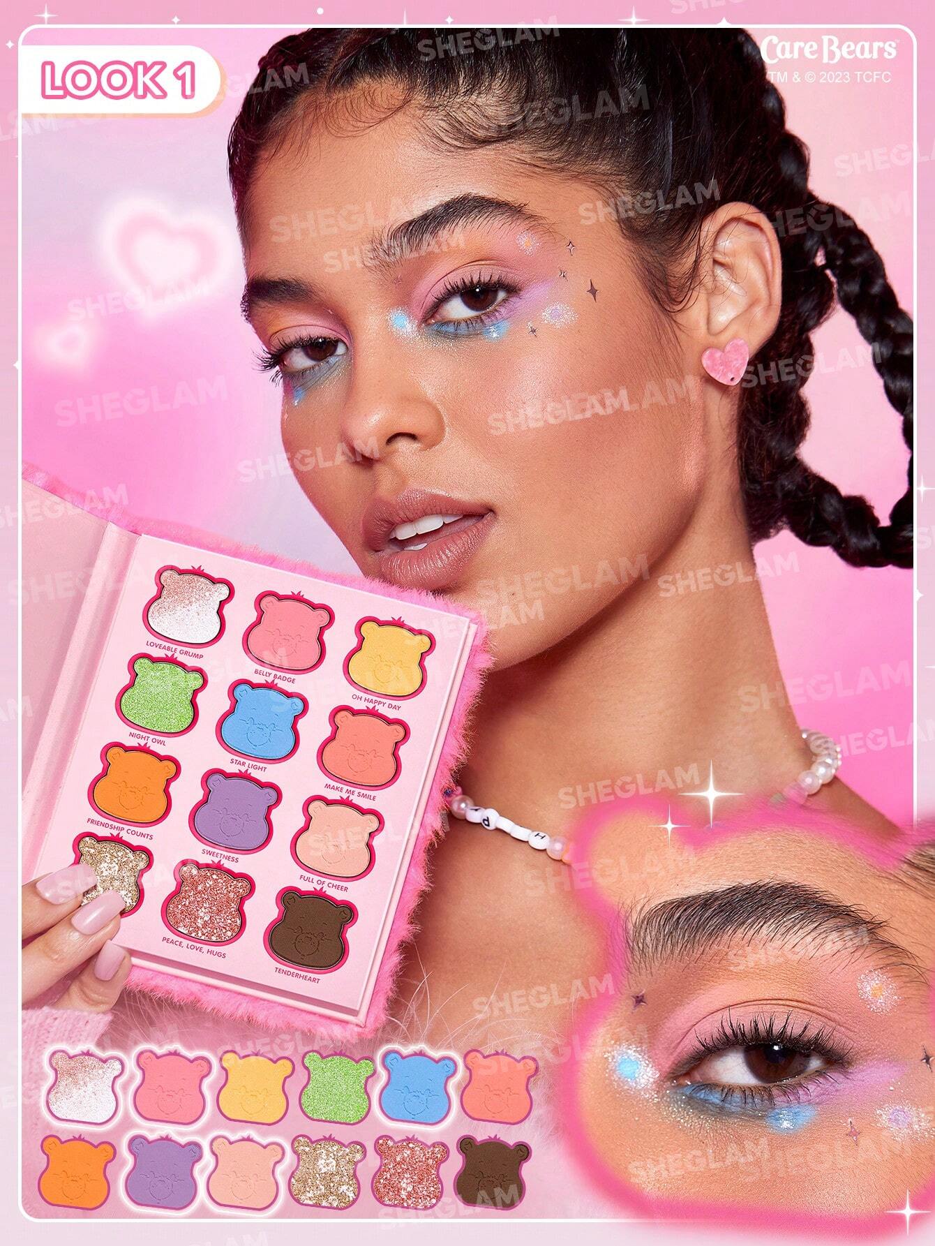 Paletas de sombras OSITOS CARIÑOSITOS Care Bears X SHEGLAM Share Your Care Palette