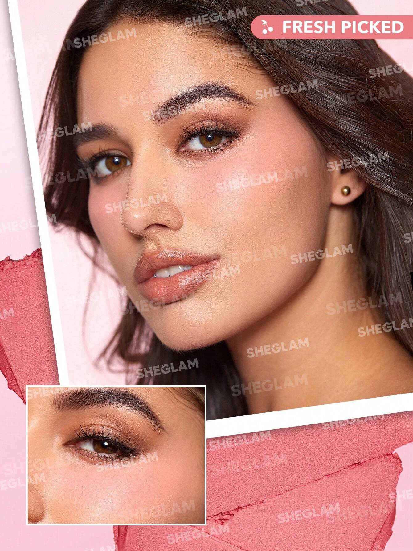 Bote apilable de rubor en crema para labios y mejillas SHEGLAM Cheek & Lip Cream Stack (5)