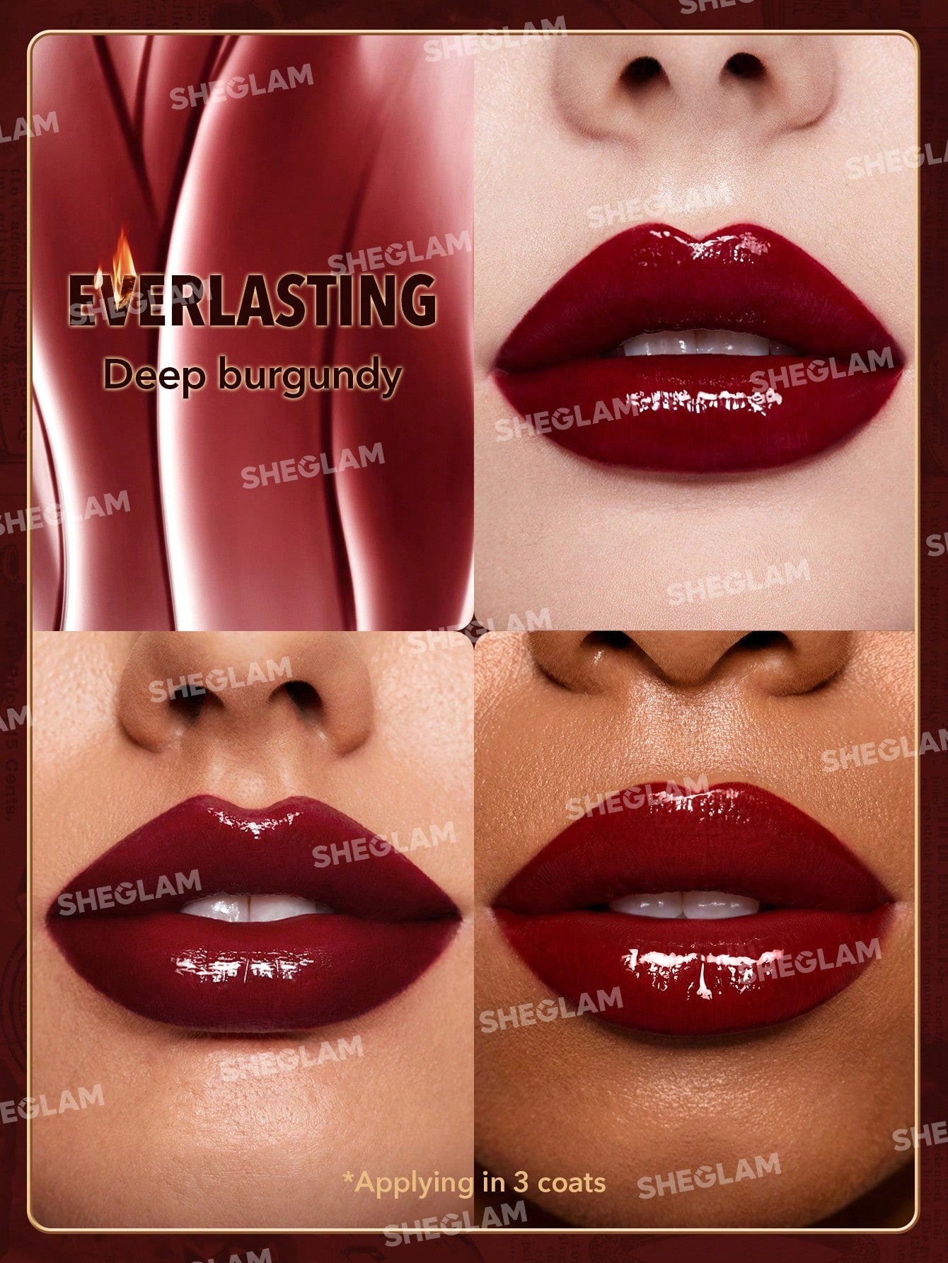 Lip Gloss Ember Rose Sheglam Everlasting