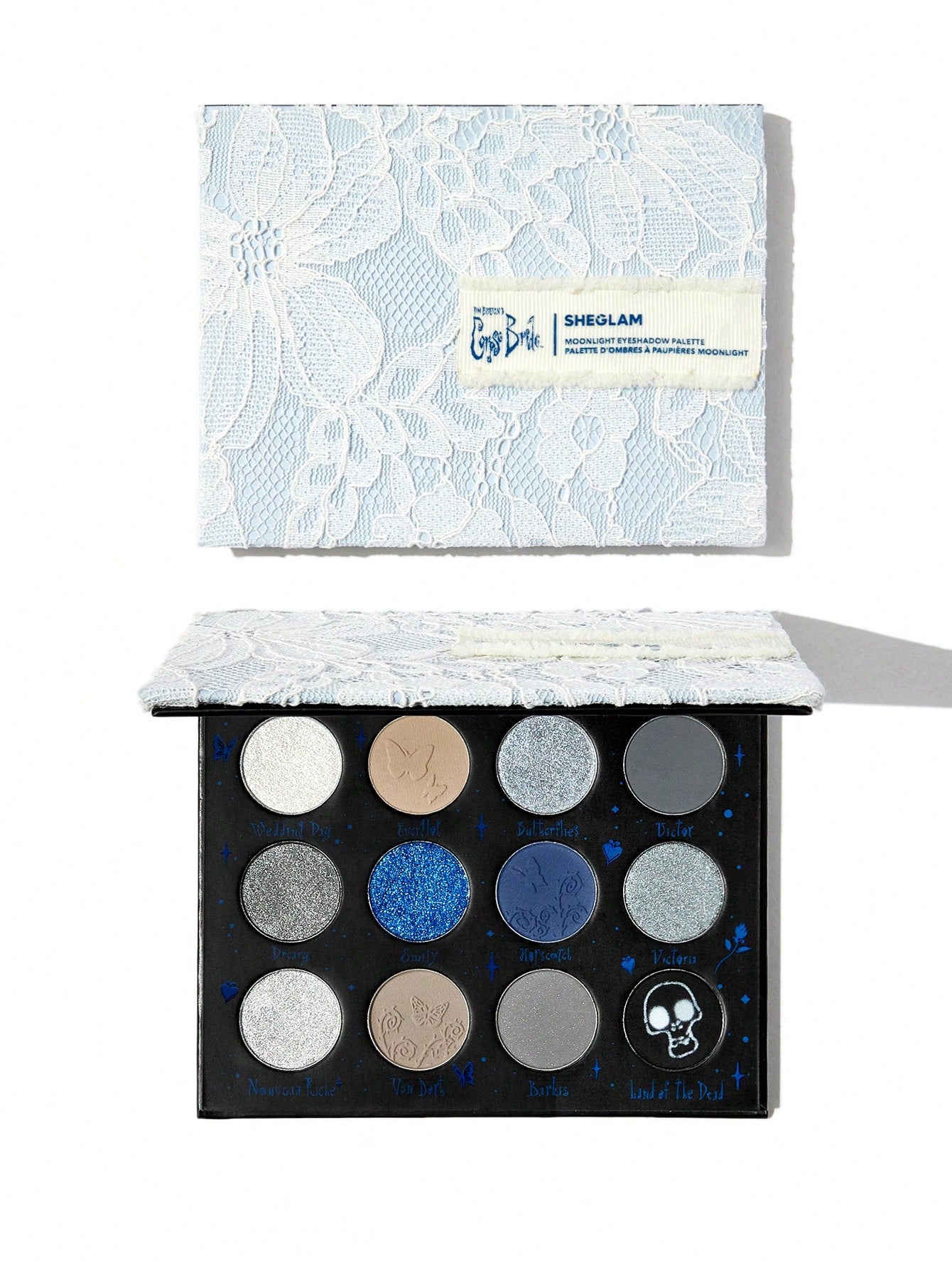 Moonlight Eyeshadow Palette tim burtons Corpse Bride paleta de sombras el cadaver de la novia