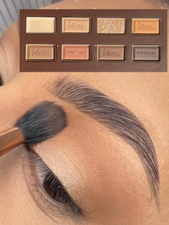 Paleta de sombras Willy Wonka She Glam Chocolate tonos cafes