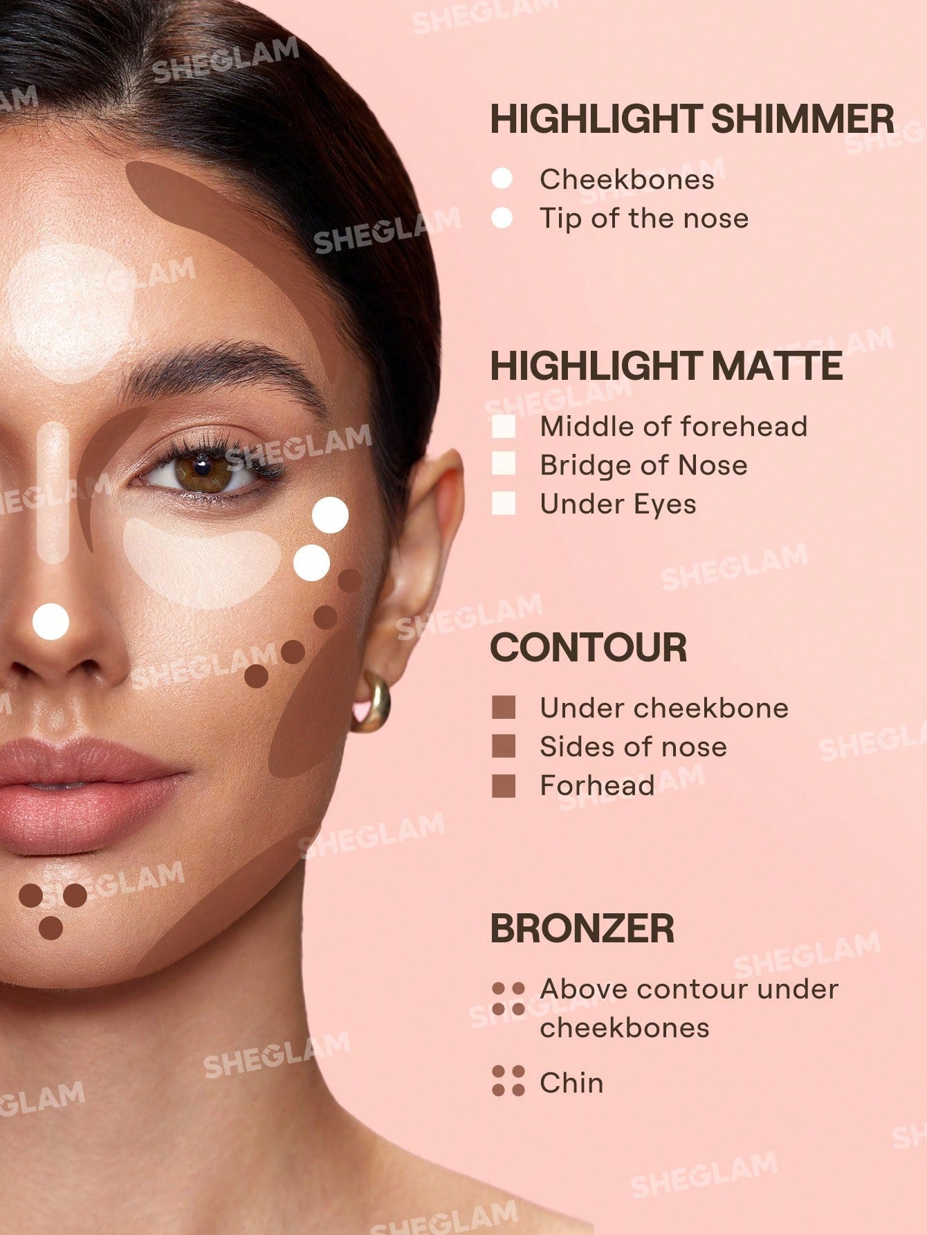 Lapiz multiusos facial base y corrector SHEGLAM Multi-Glam Face Pen