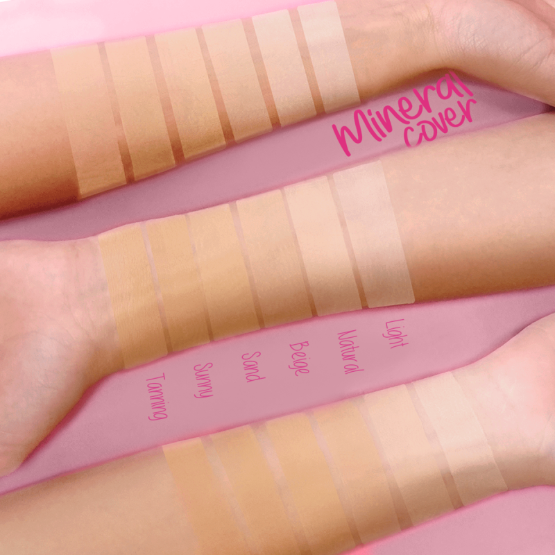 Maquillaje en polvo Mineral cover Pink up