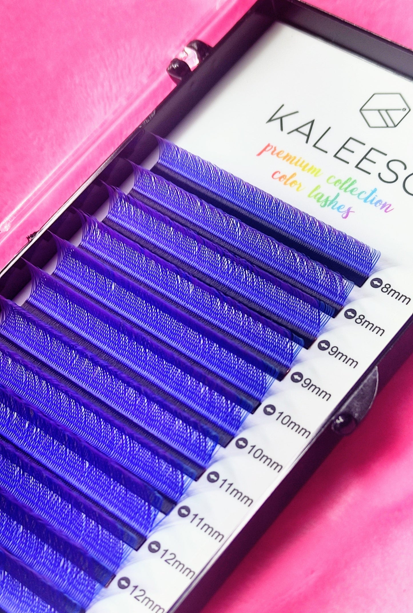 Pestañas Y Shape Blue Purple