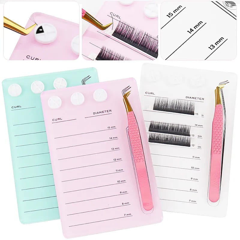 Lash Pallete de Acrilico con imagen para pinzas