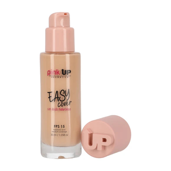 Base de maquillaje de cobertura media con acido hialuronico Pink Up
