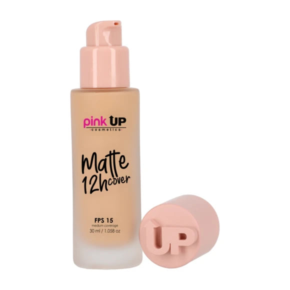 Base de Maquillaje Liquida Matte Cover 12h Pink up