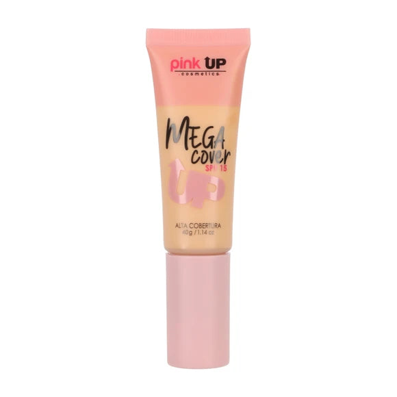 Base de maquillaje de alta cobertura Mega Cover Pink Up
