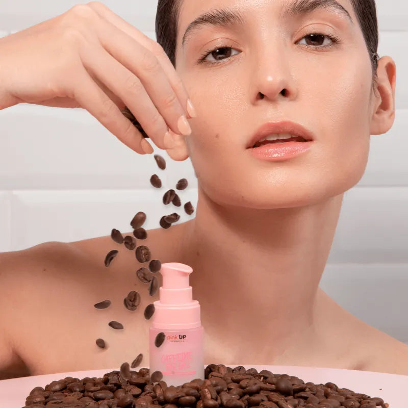 Gel para contorno de ojos de cafeinna Pink UP
