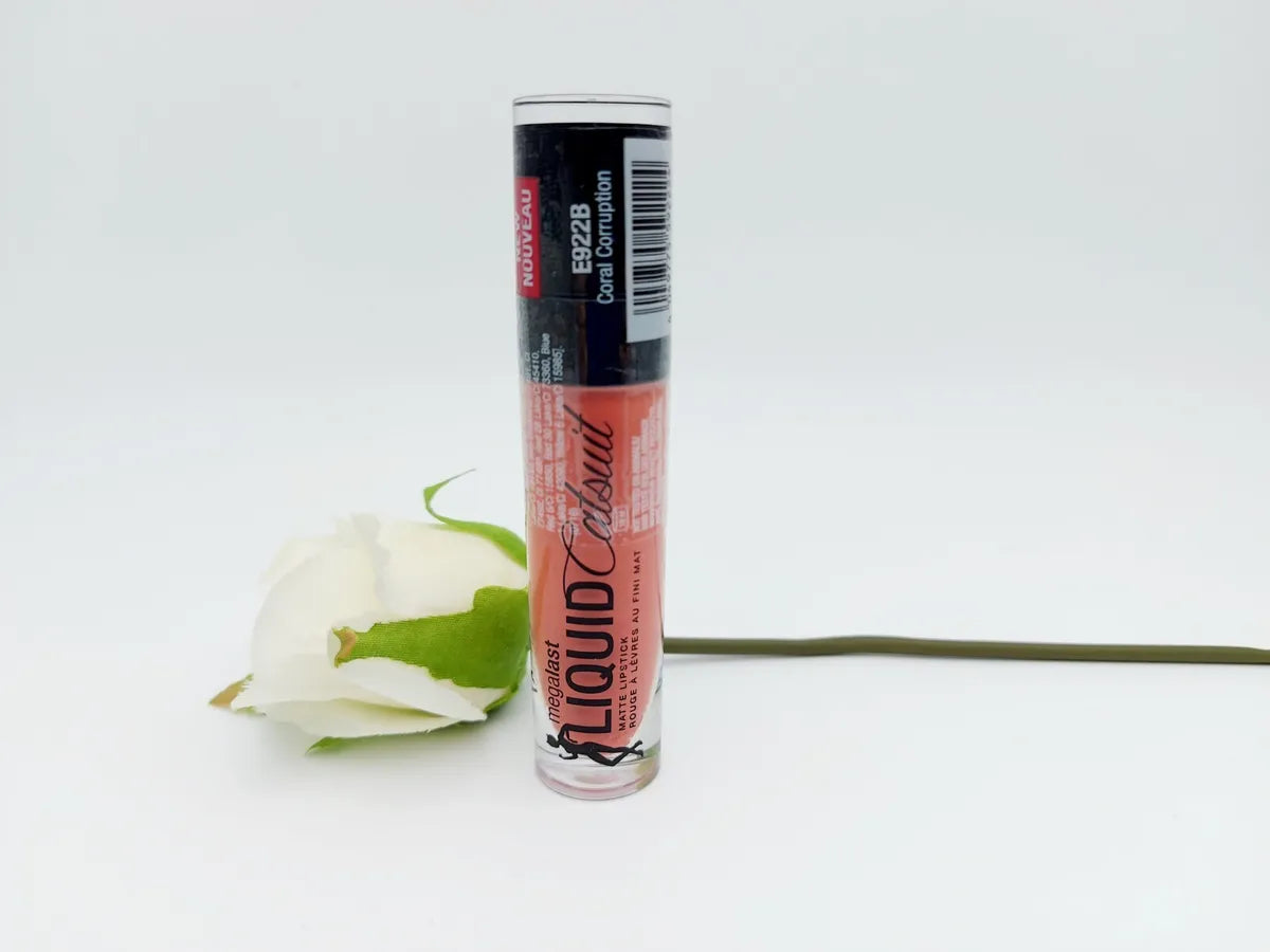 Wet n Wild Megalast Liquid Catsuit Lipstick Coral Corruption