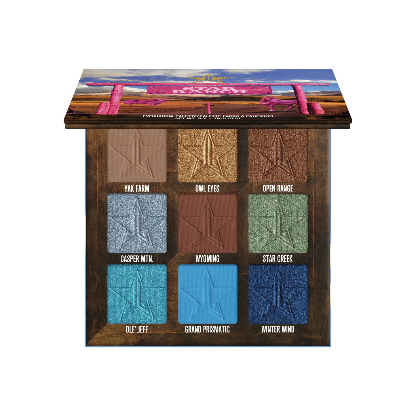 Paleta de Sombras original Jeffree Star Star Ranch