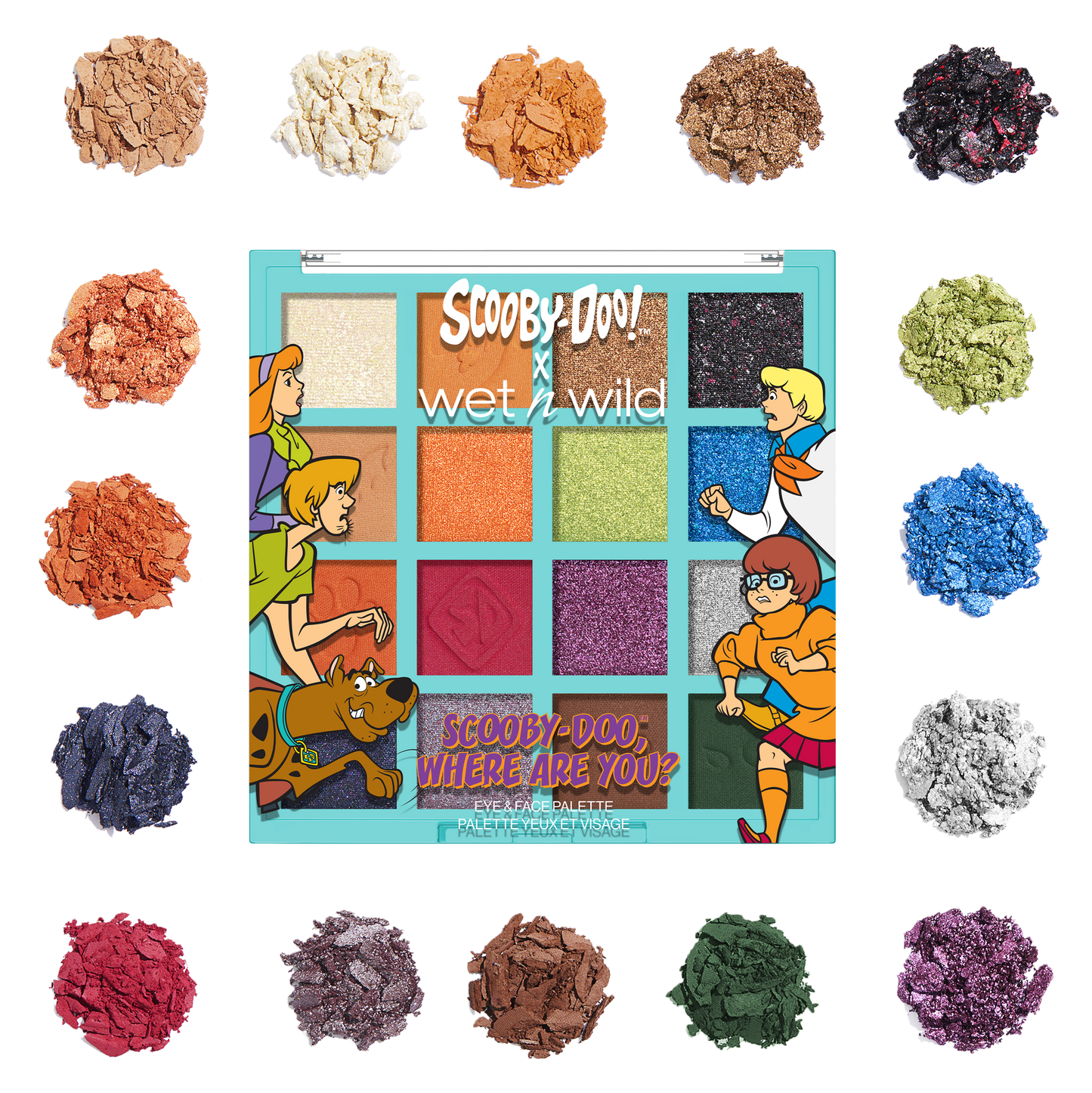 SCOOBY DOO, WHERE ARE YOU? EYE & FACE PALETTE