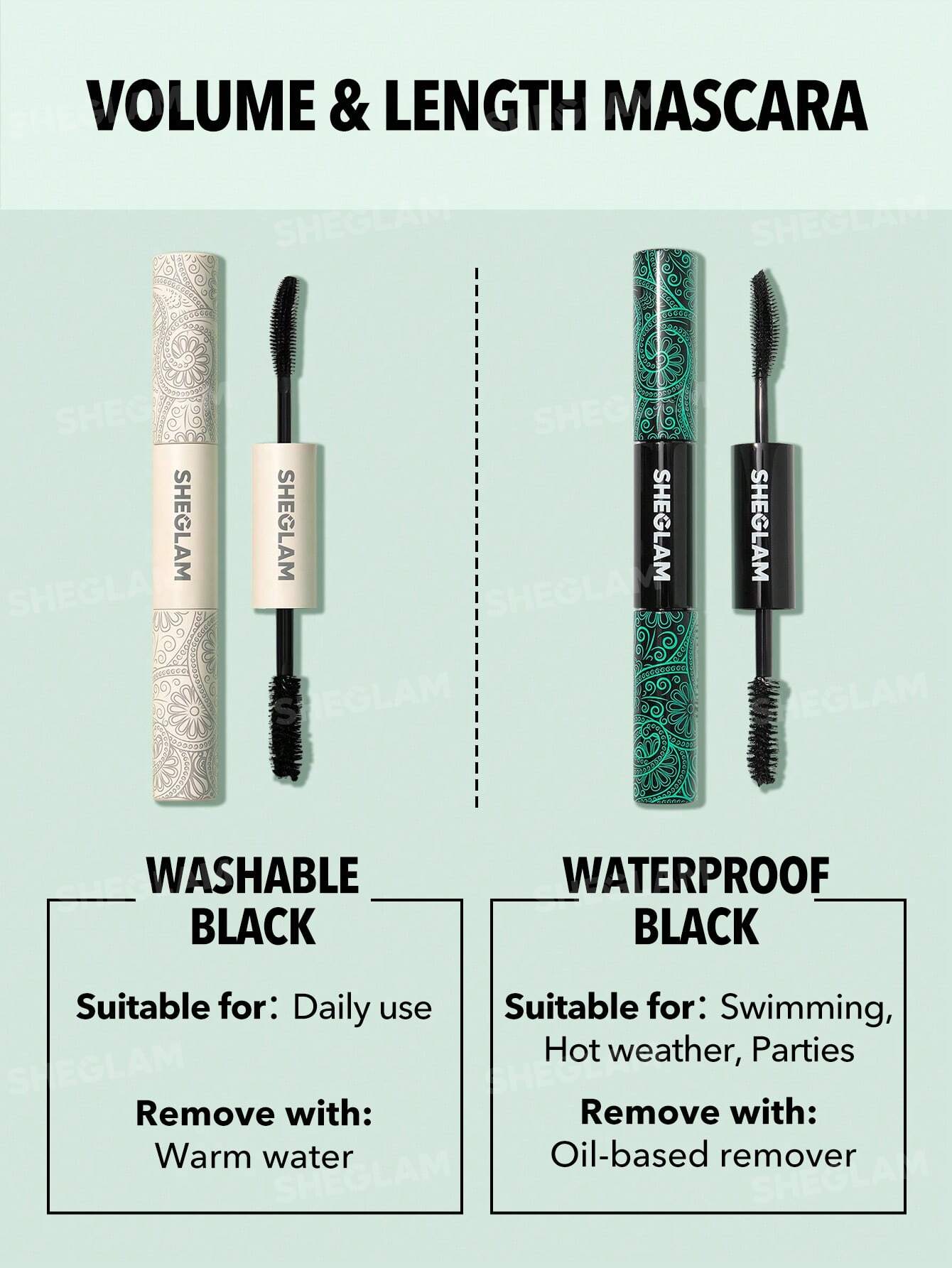 rimel Máscara de pestañas todo en uno para volumen y longitud SHEGLAM