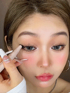 Get Foxy Eye Stamp & Liner Pen sello y el delineador Foxy Eye Sheglam