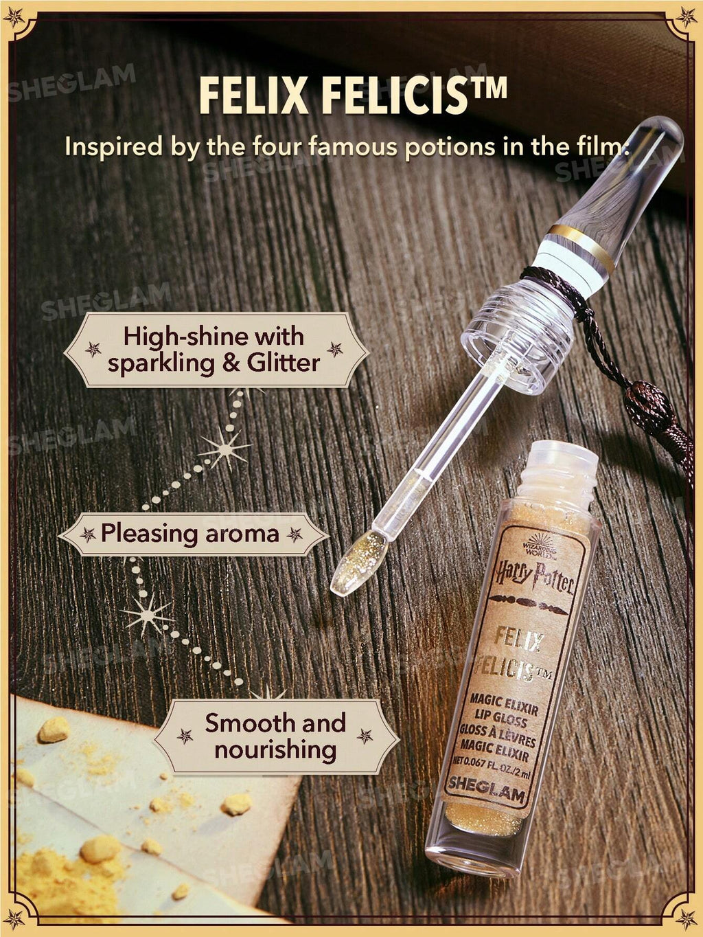 Harry Potter™ X SHEGLAM Magic Elixir Lip Gloss-Felix Felicis