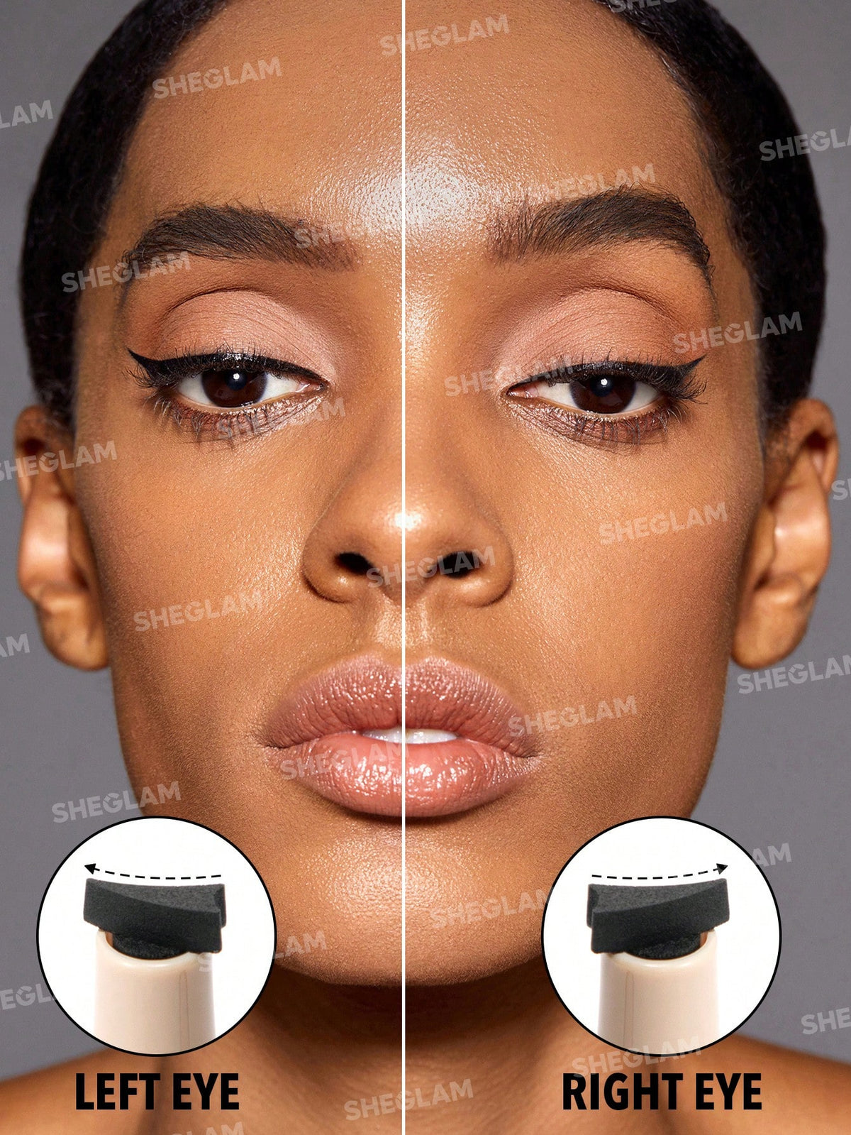 Get Foxy Eye Stamp & Liner Pen sello y el delineador Foxy Eye Sheglam