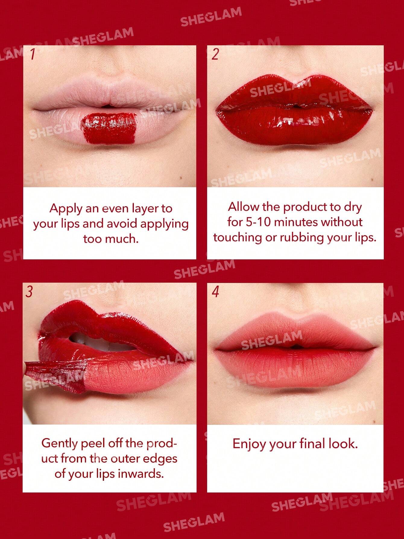 Tinta SHEGLAM Pelar Peel Talk Lip Tint-Tongue Twister