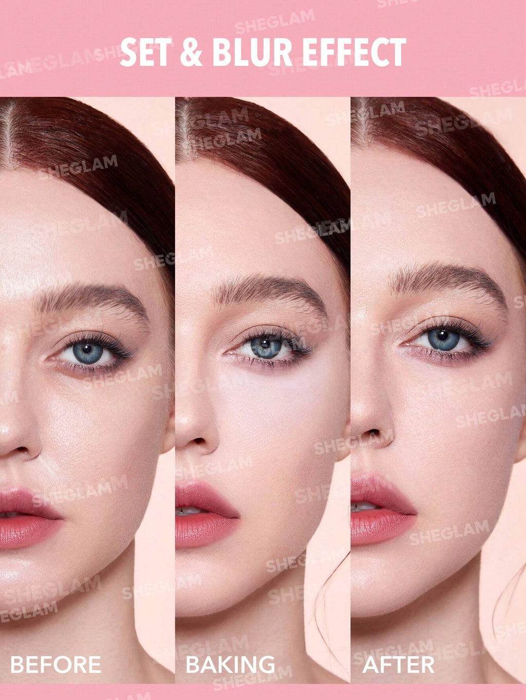 POLVO TRANSLUCIDO SHE GLAM polvo suelto y polvo compacto de varios tonos