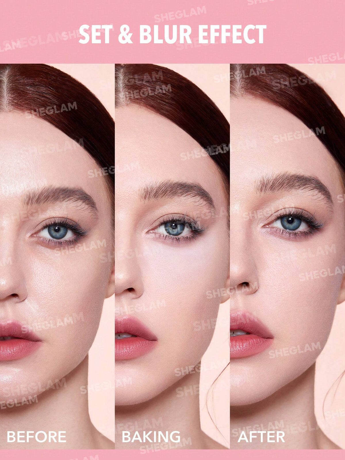 POLVO TRANSLUCIDO SHE GLAM polvo suelto y polvo compacto de varios tonos