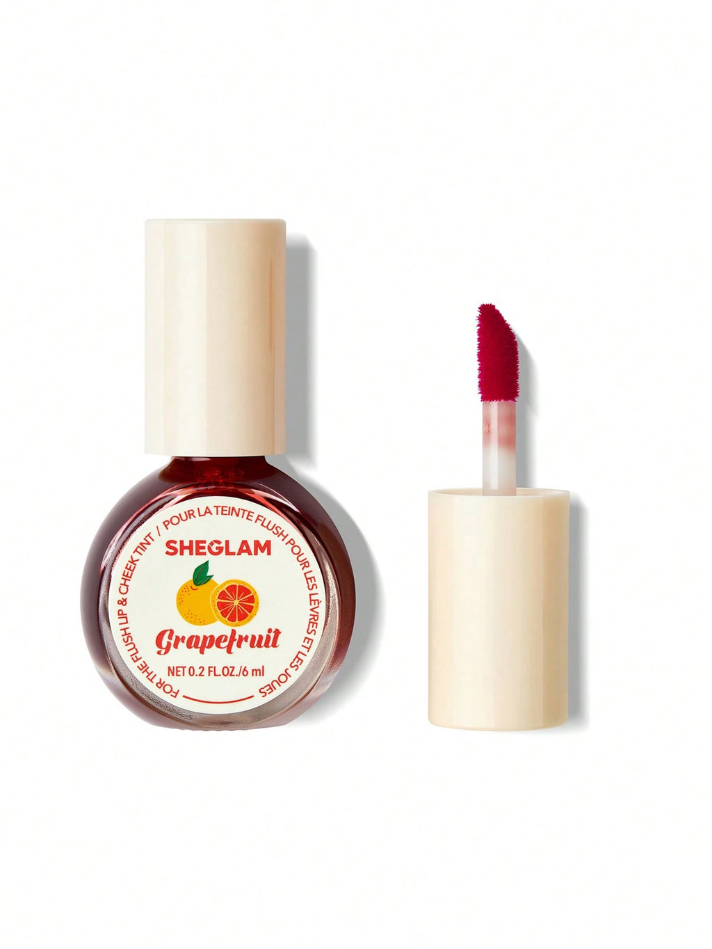 Rubor liquido y labial tinta de labios She Glam For-The-Flush