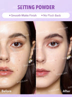 POLVO TRANSLUCIDO SHE GLAM polvo suelto y polvo compacto de varios tonos