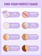 POLVO TRANSLUCIDO SHE GLAM polvo suelto y polvo compacto de varios tonos