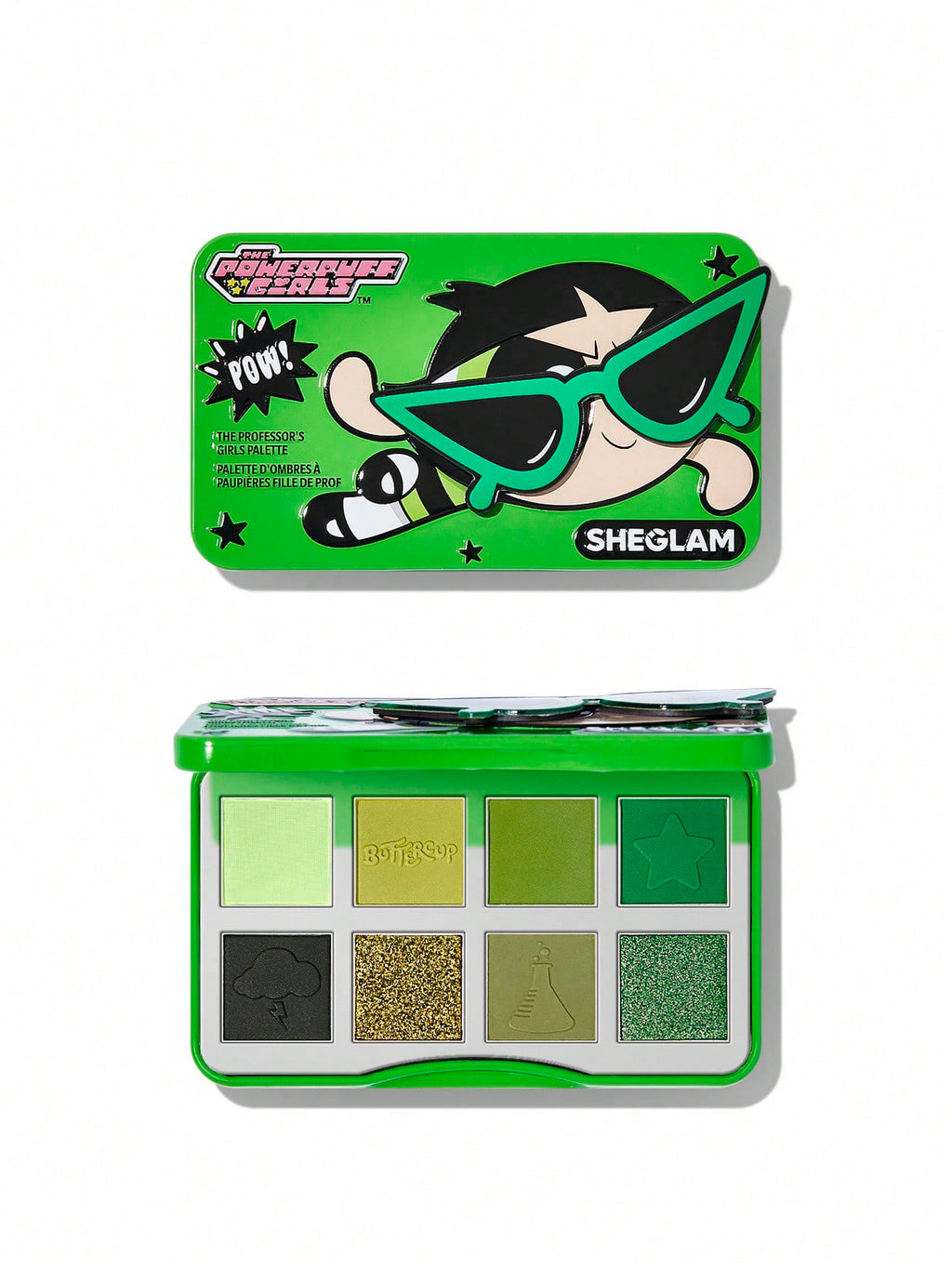 Las Chicas Superpoderosas X SHEGLAM Paleta de sombras de Las Chicas Bellota