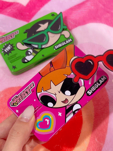 Las Chicas Superpoderosas X SHEGLAM Paleta de sombras de Las Chicas Burbuja