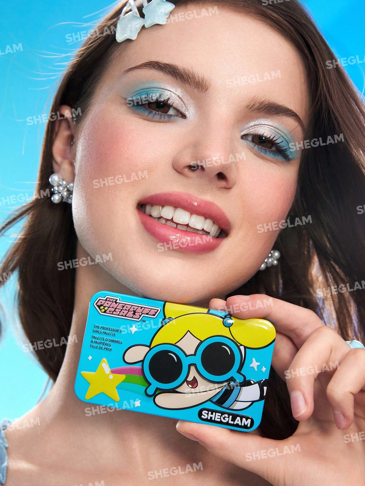 Las Chicas Superpoderosas X SHEGLAM Paleta de sombras de Las Chicas Burbuja