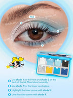 Las Chicas Superpoderosas X SHEGLAM Paleta de sombras de Las Chicas Burbuja