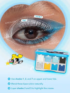 Las Chicas Superpoderosas X SHEGLAM Paleta de sombras de Las Chicas Burbuja