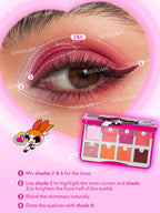 Las Chicas Superpoderosas X SHEGLAM Paleta de sombras de Las Chicas