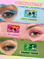 Las Chicas Superpoderosas X SHEGLAM Paleta de sombras de Las Chicas Burbuja