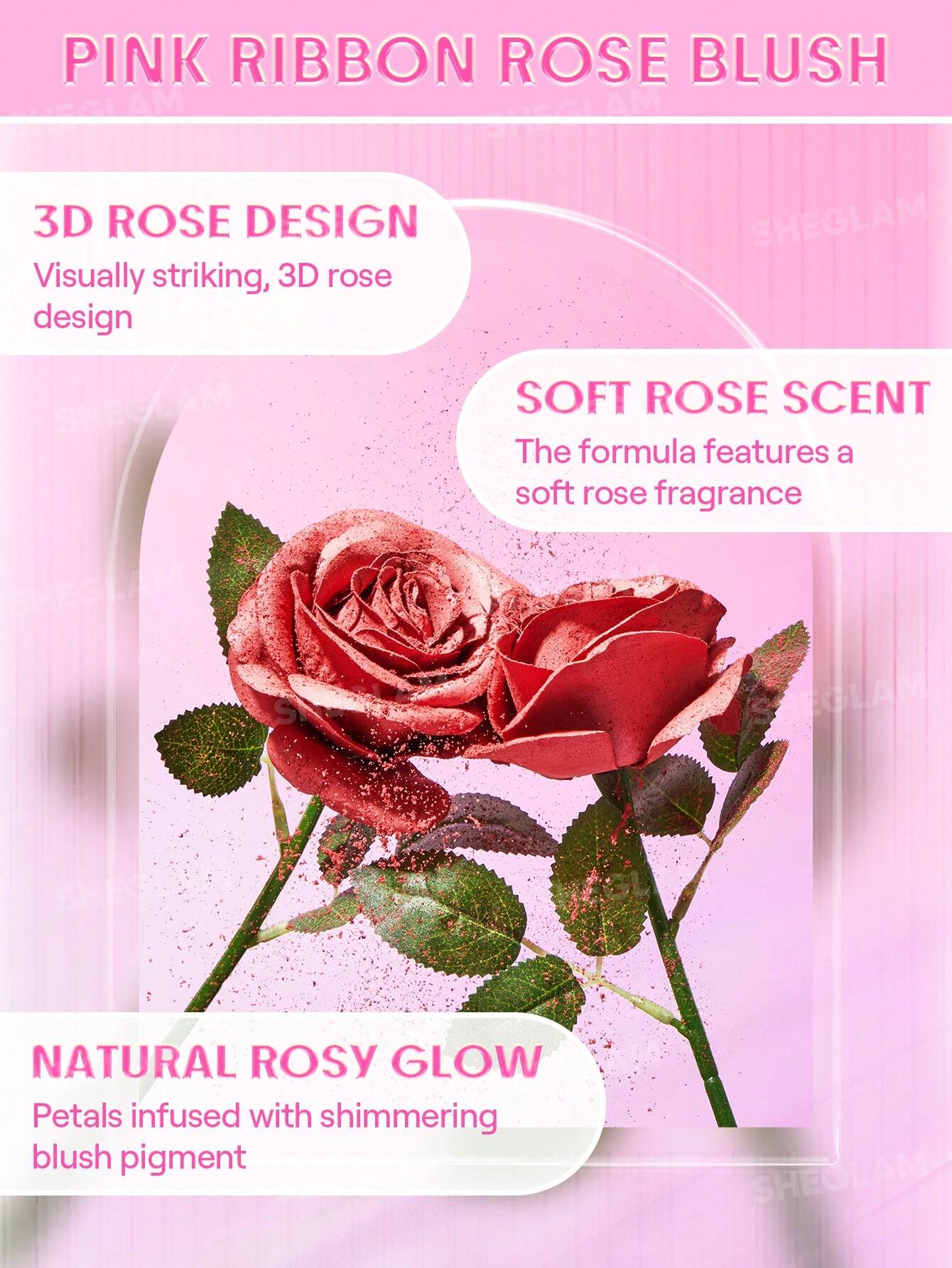 Rubor 3D rosa she glam