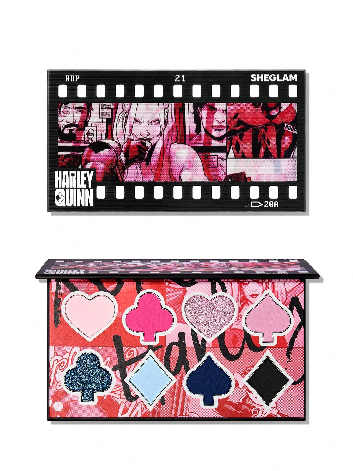 Paleta de sombras Harley Quinn X SHEGLAM Mad Love Color Palette
