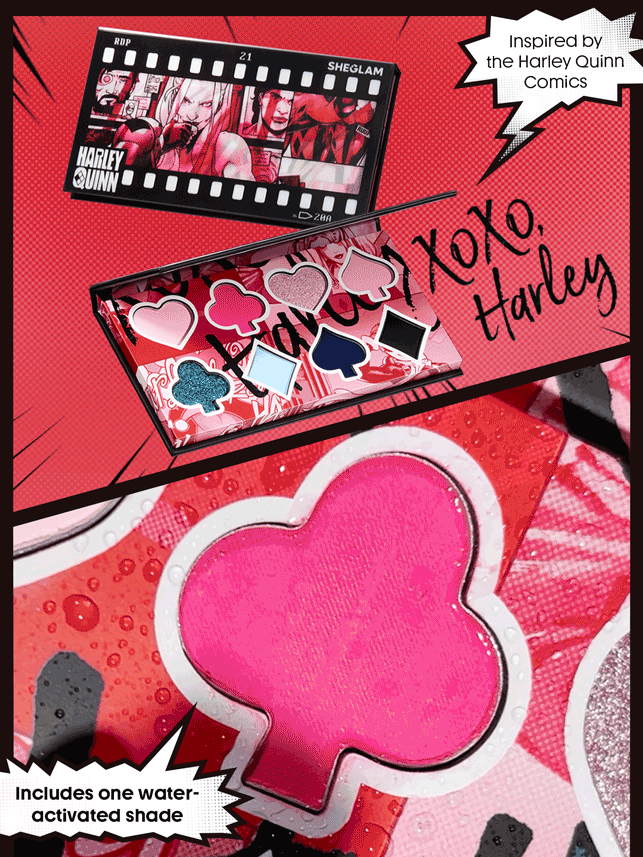 Paleta de sombras Harley Quinn X SHEGLAM Mad Love Color Palette