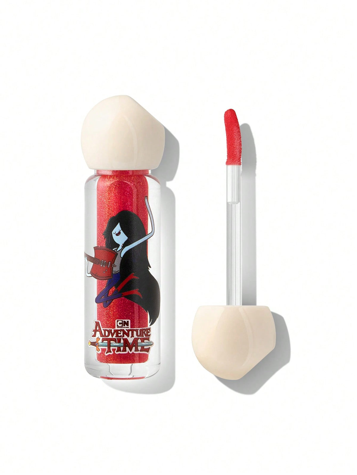Labial Gloss Ultra Glitter Hora de aventura SHEGLAM Shimmery Lip Gloss-Frosty
