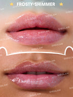 Labial Gloss Ultra Glitter Hora de aventura SHEGLAM Shimmery Lip Gloss-Frosty