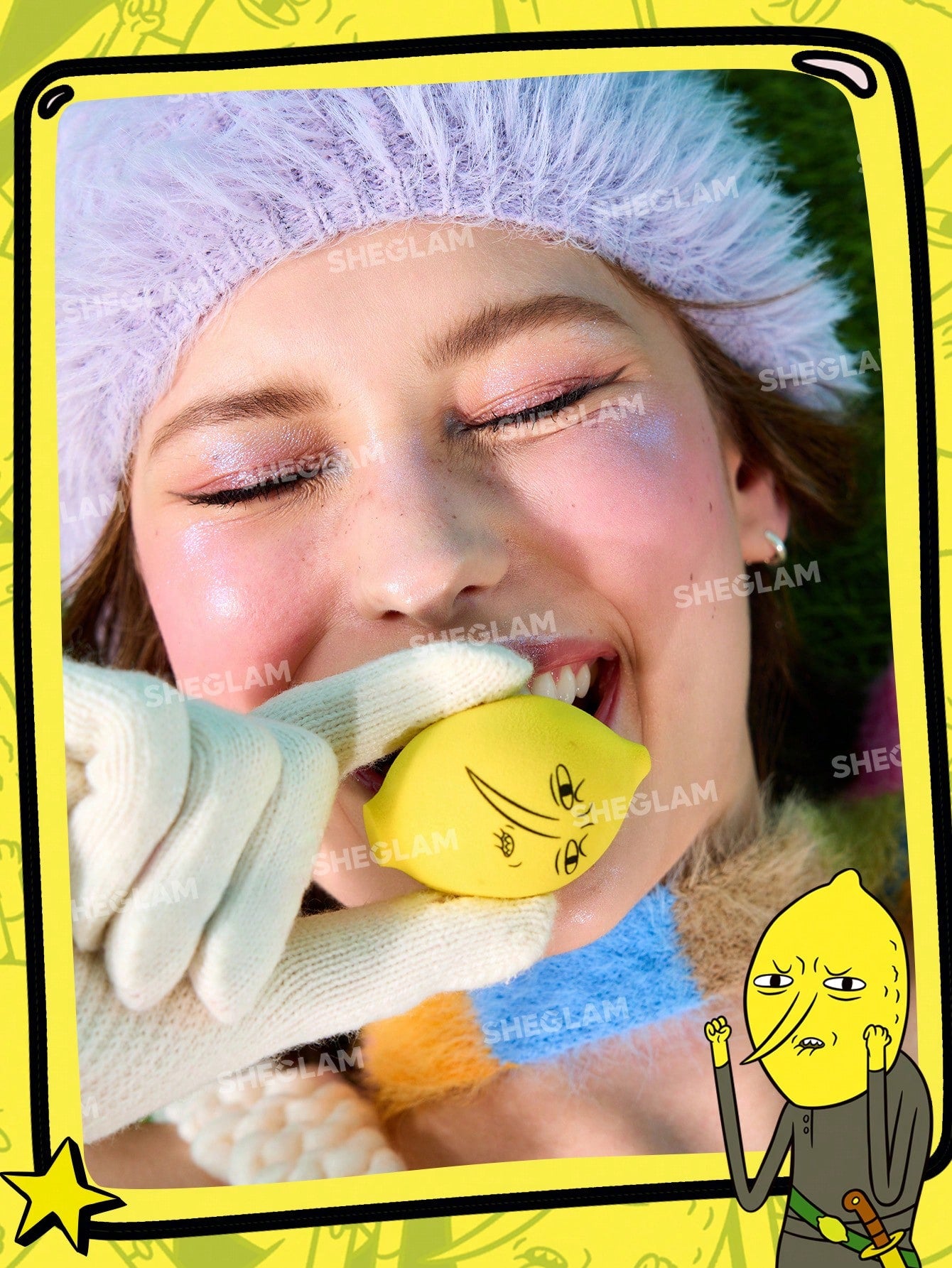 ESPONJA DE MAQUILLAJE Adventure Time | SHEGLAM Lemongrab Sponge