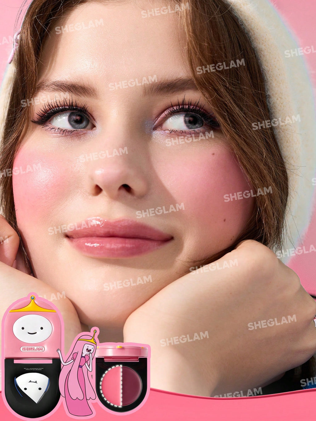 Adventure Time SHEGLAM Dúo de rubor en crema Bubbline Hora de Aventura