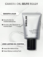 Primer matificante She glam Camera On Suavizante & Difuminador Prebase