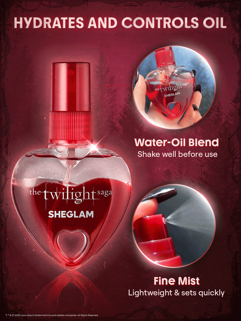 Spray Fijador de maquillaje SHEGLAM The Twilight Saga X SHEGLAM Forever Spray Fijador