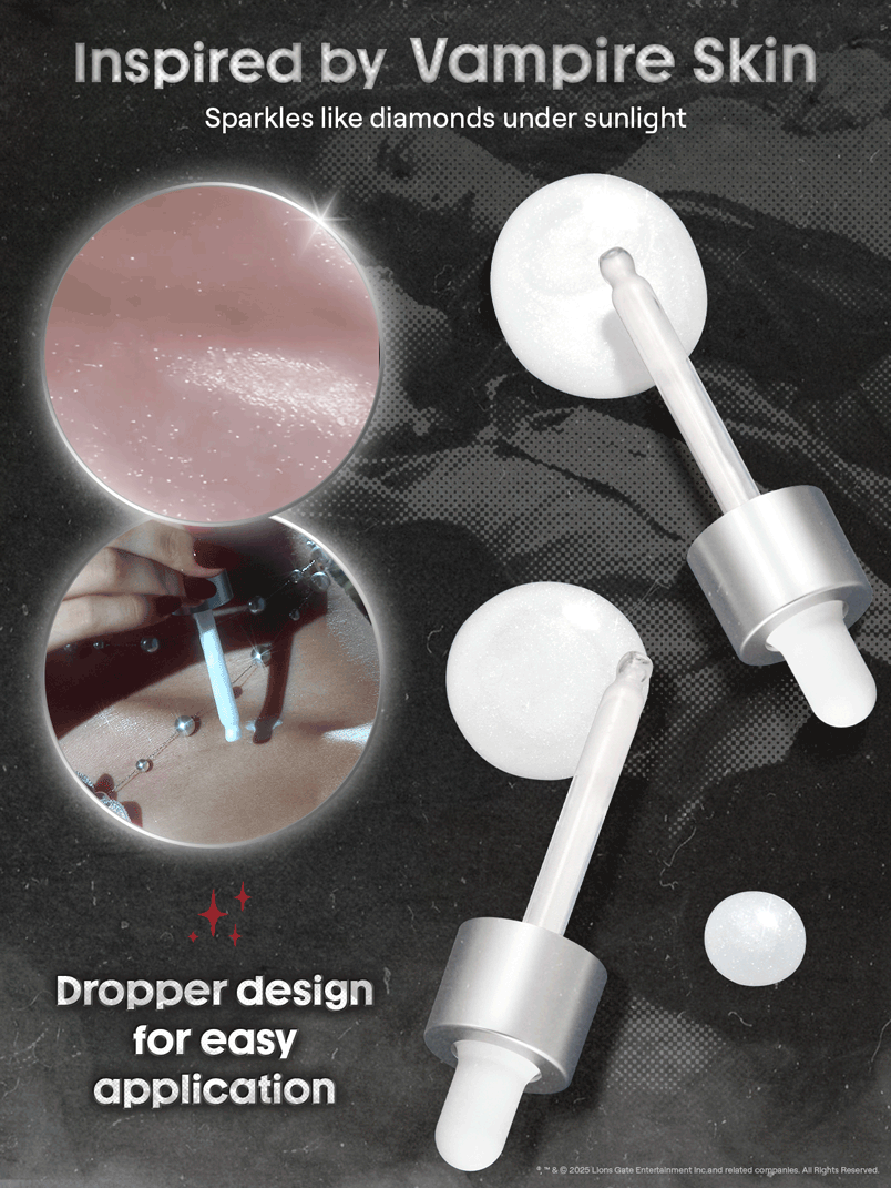 Primer iluminador Crepusculo  Saga The Twilight Saga X SHEGLAM Vamp Skin Gotas Iluminadoras