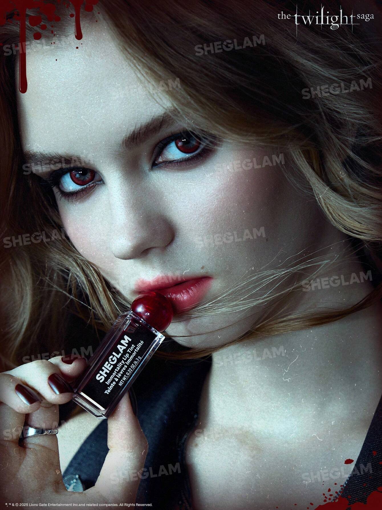 Tinta para labios crepusculo The Twilight Saga X SHEGLAM Immortality Lip Tint-Heart Beat