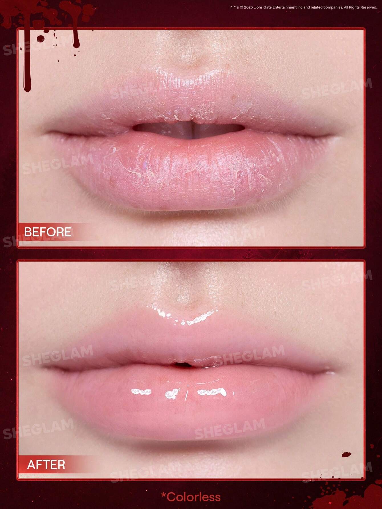 Aceite oil lip para labios The Twilight Saga X SHEGLAM Premonition Roll On Lip Oil