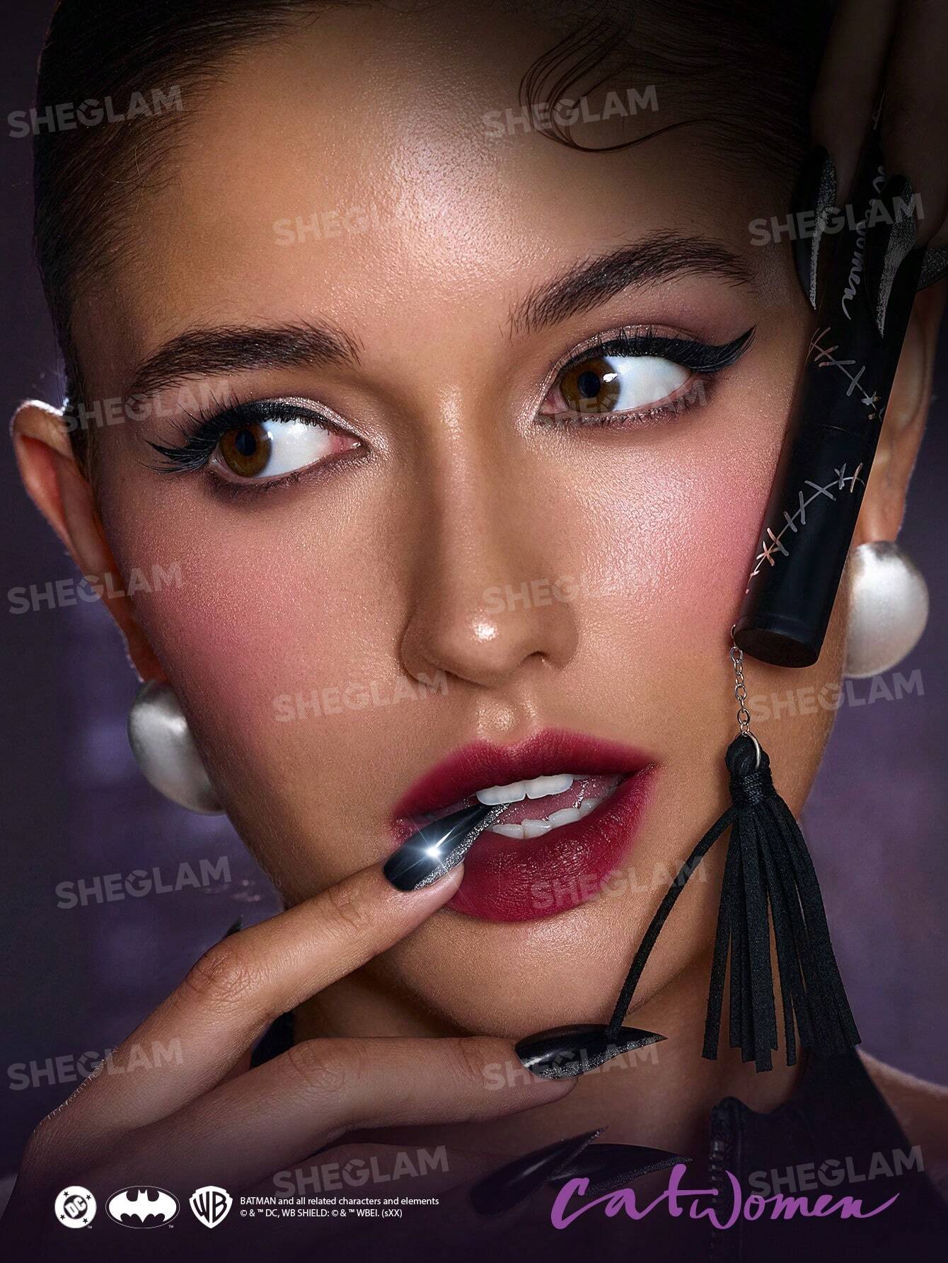 Labial pelable CATWOMAN™ | SHEGLAM I Am Not A Kitten Peel-Off Lip Tint-Swift End