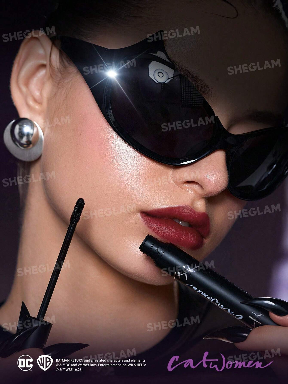 Labial pelable CATWOMAN™ | SHEGLAM I Am Not A Kitten Peel-Off Lip Tint-Swift End